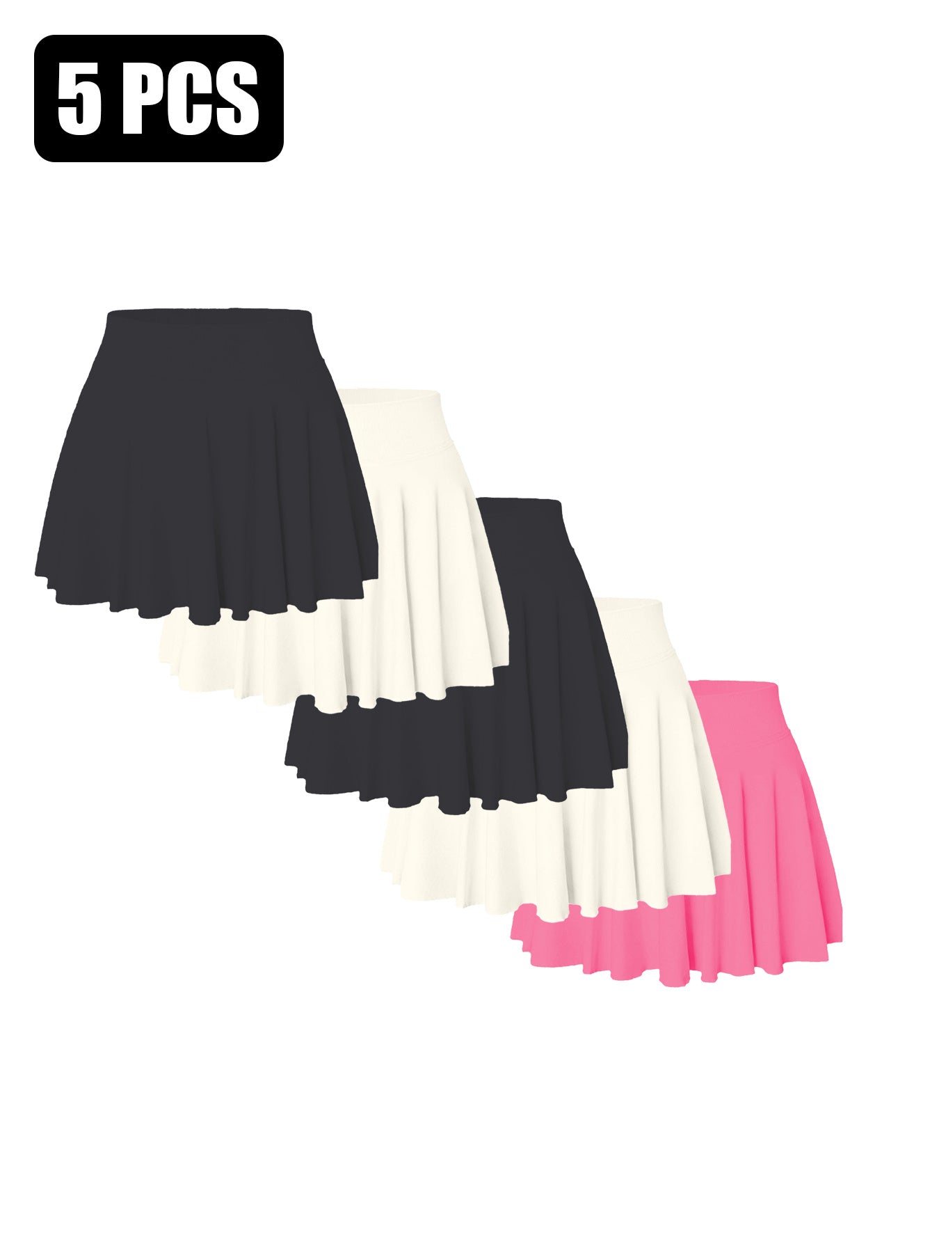 3 Pack Seamless Tennis Skirt For Women - Comfortable, Wrinkle-Resistant Design For Athletic Training