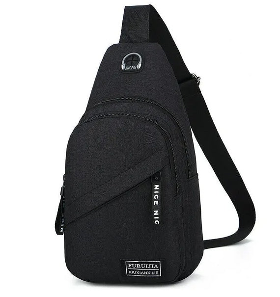 Men Women Sling Bag Chest Fanny Packs Cross Body Travel Sports Shoulder Backpack