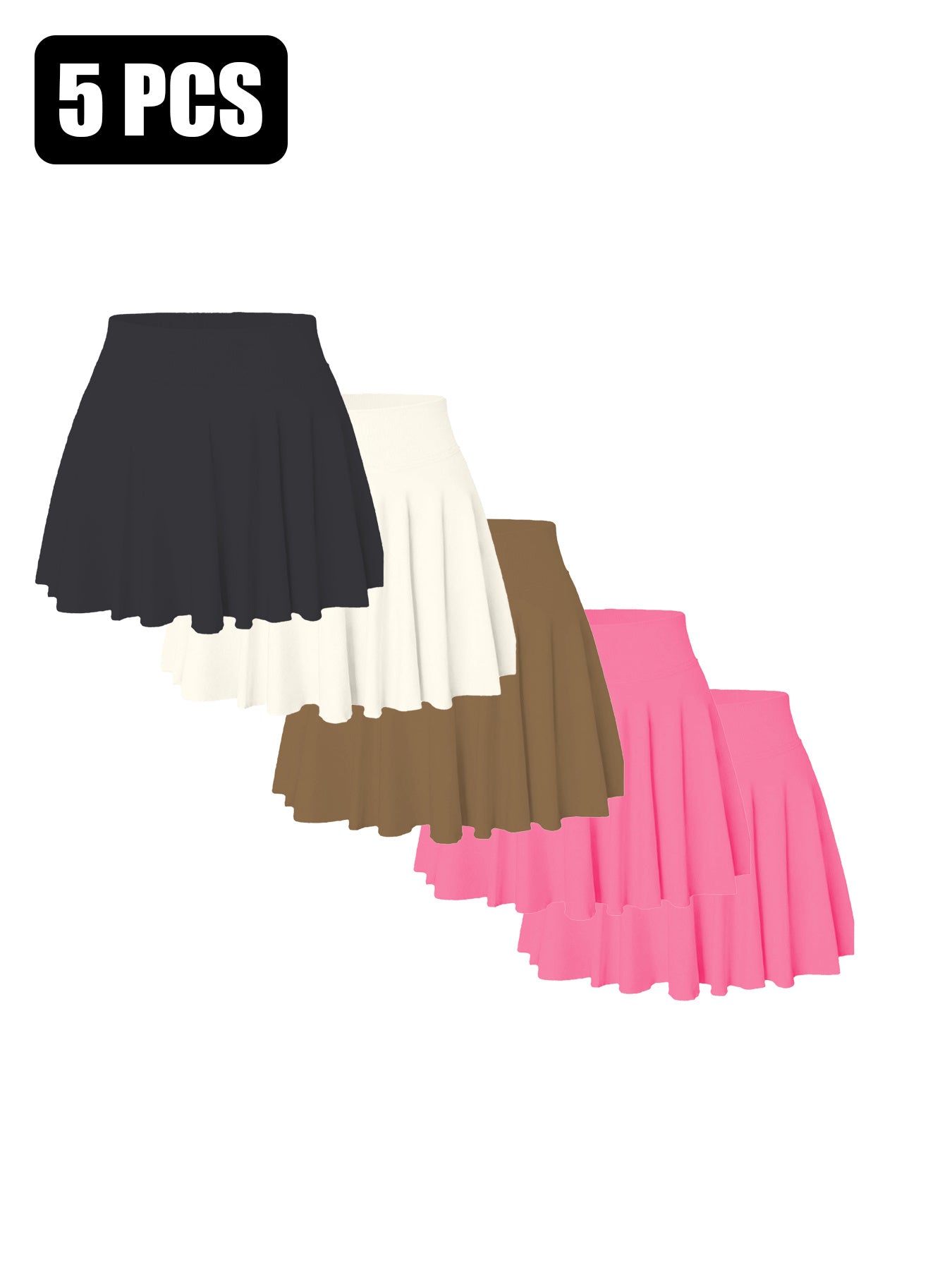 3 Pack Seamless Tennis Skirt For Women - Comfortable, Wrinkle-Resistant Design For Athletic Training