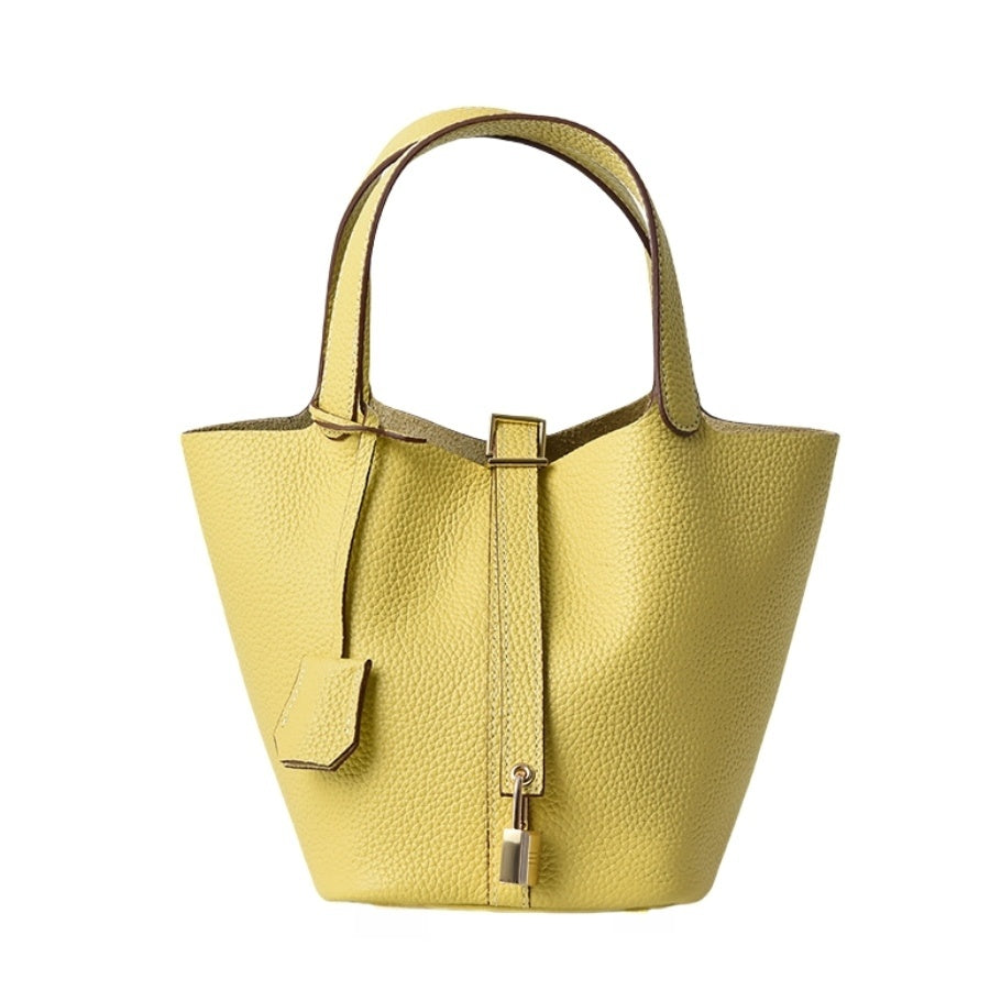 Basket Bag Palm Purple Blue Powder Yellow Ash Black White