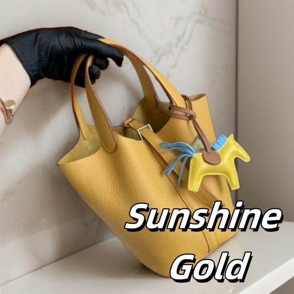 Basket Bag Palm Purple Blue Powder Yellow Ash Black White