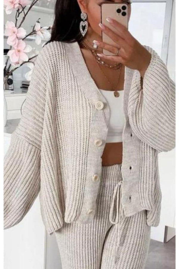 4 Buttons Loungewear Set