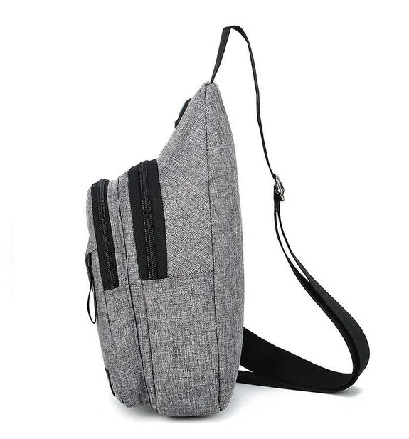 Men Women Sling Bag Chest Fanny Packs Cross Body Travel Sports Shoulder Backpack