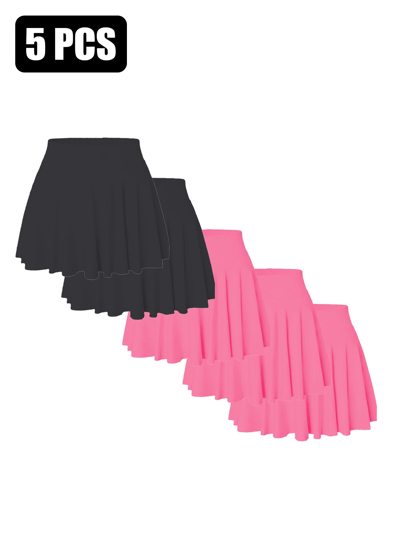 3 Pack Seamless Tennis Skirt For Women - Comfortable, Wrinkle-Resistant Design For Athletic Training